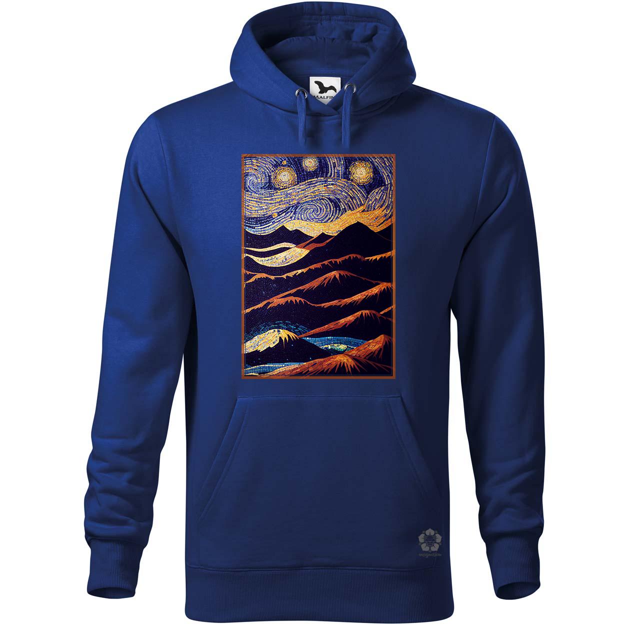 Mozaik art deco hegyek v1 egyedi  pulóver 