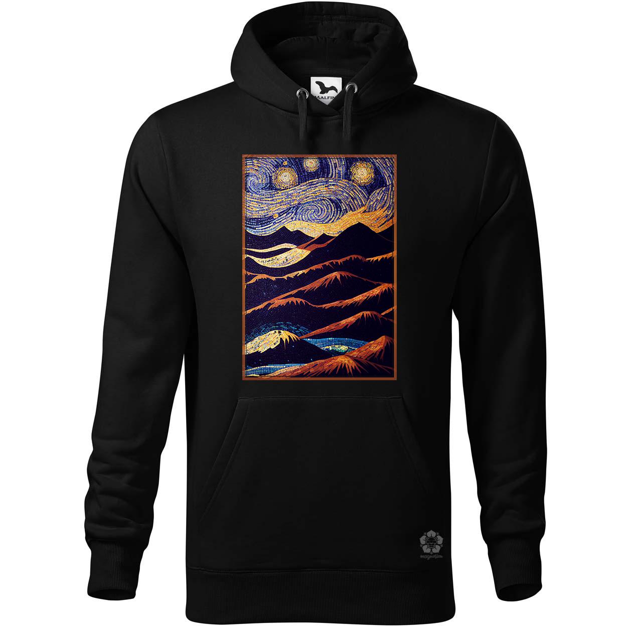 Mozaik art deco hegyek v1 egyedi  pulóver 