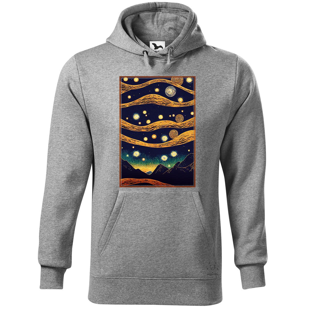 Mozaik art deco hegyek v2 egyedi  pulóver 