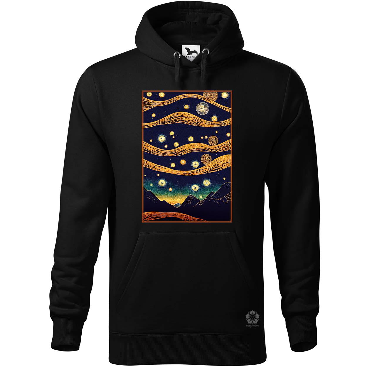 Mozaik art deco hegyek v2 egyedi  pulóver 