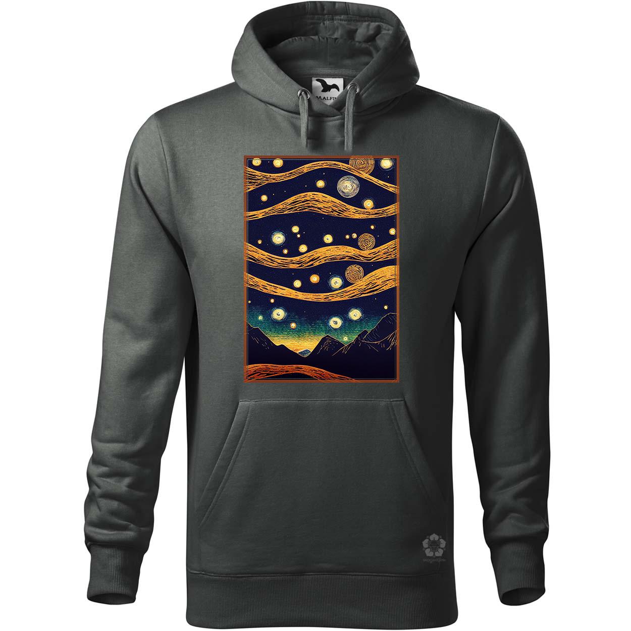 Mozaik art deco hegyek v2 egyedi  pulóver 