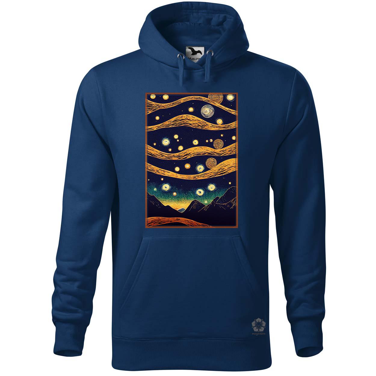Mozaik art deco hegyek v2 egyedi  pulóver 