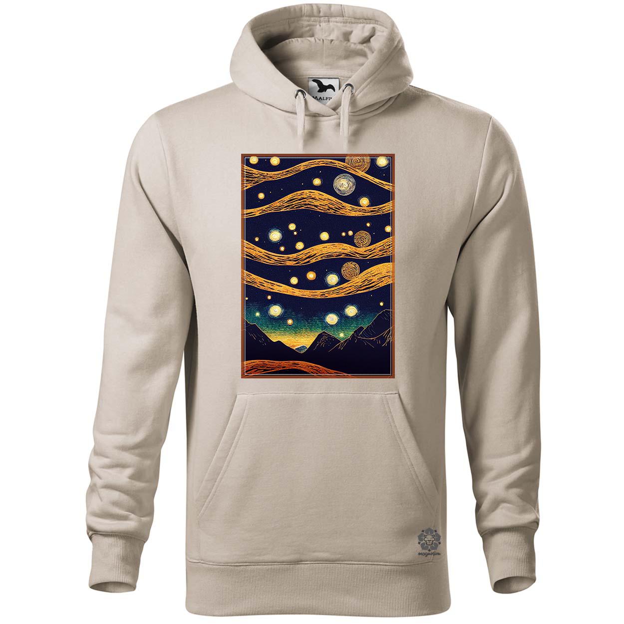 Mozaik art deco hegyek v2 egyedi  pulóver 