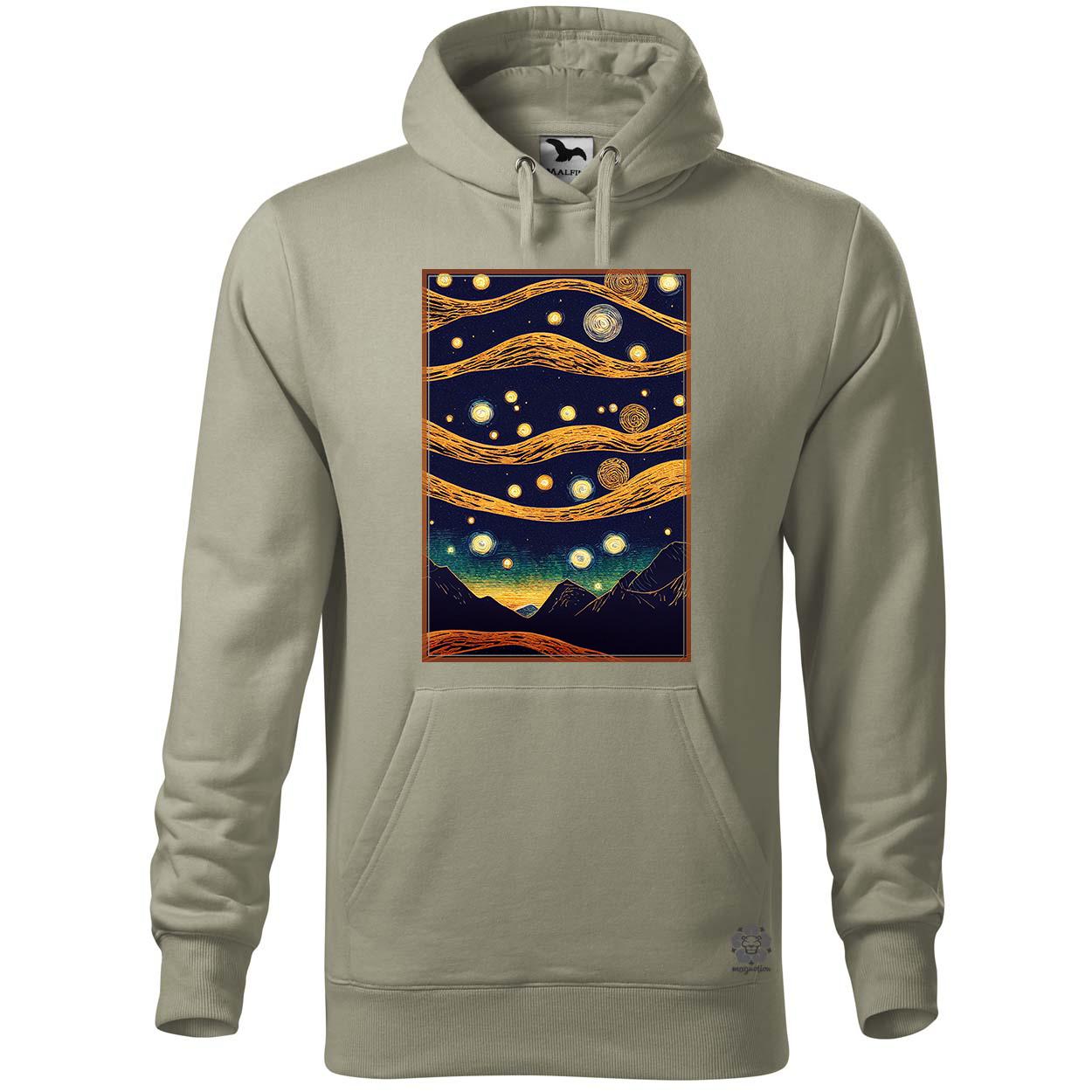 Mozaik art deco hegyek v2 egyedi  pulóver 