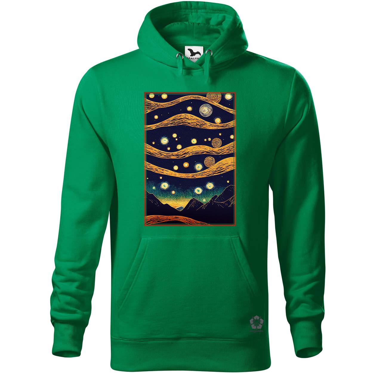 Mozaik art deco hegyek v2 egyedi  pulóver 