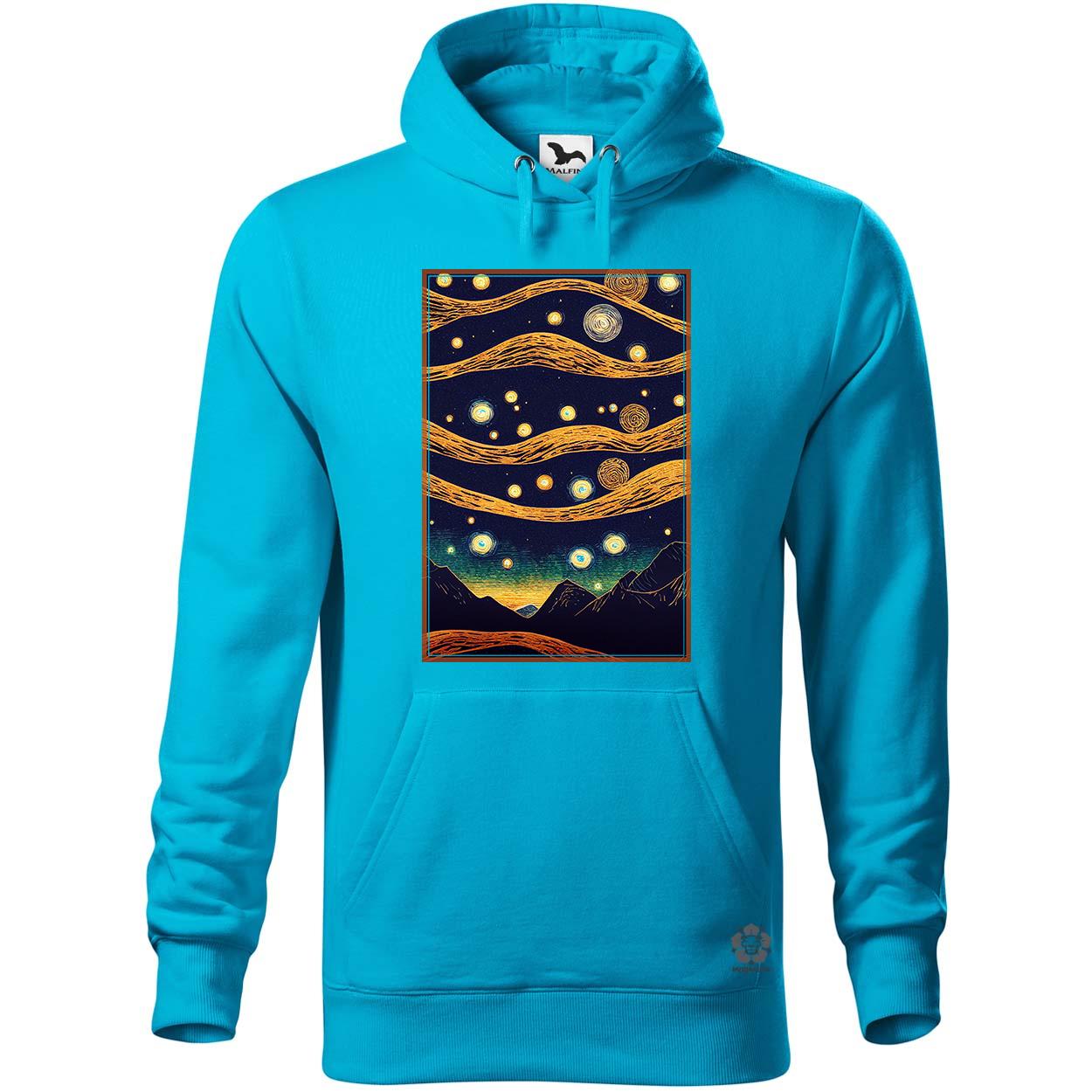 Mozaik art deco hegyek v2 egyedi  pulóver 