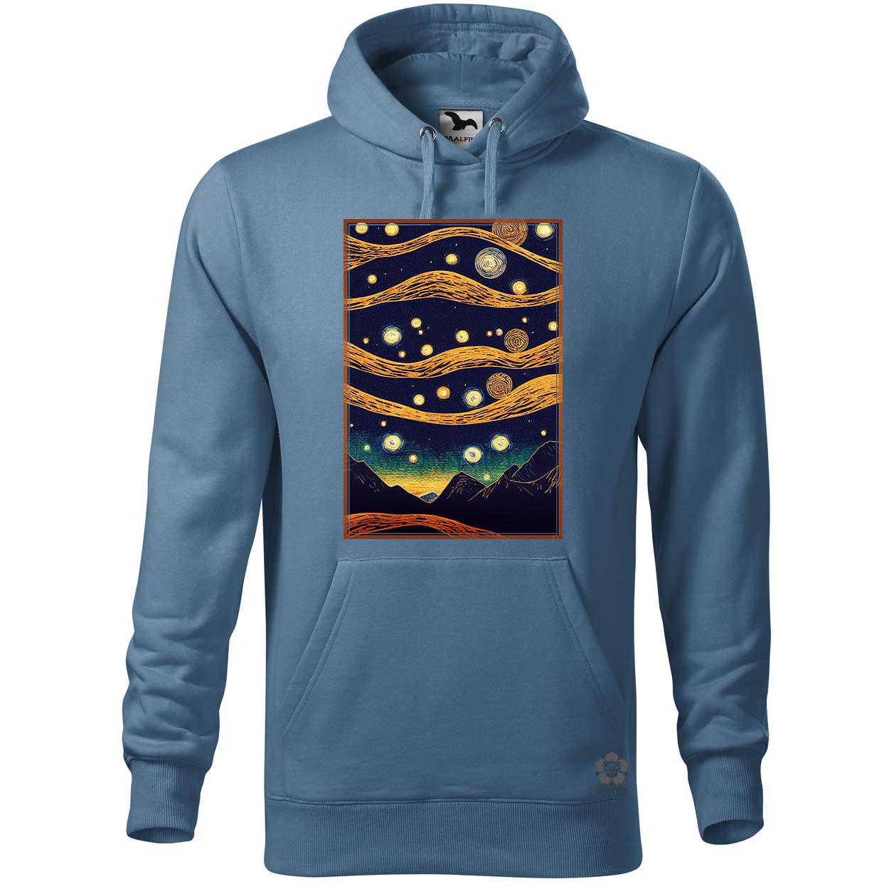 Mozaik art deco hegyek v2 egyedi  pulóver 