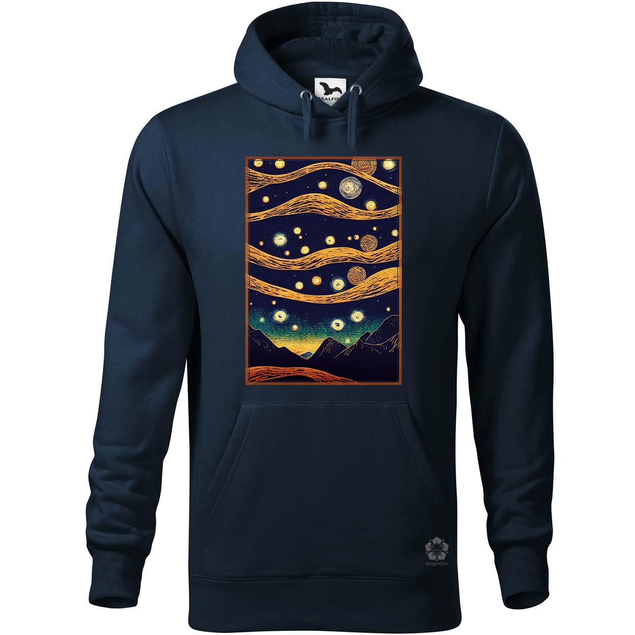 Mozaik art deco hegyek v2 egyedi  pulóver 