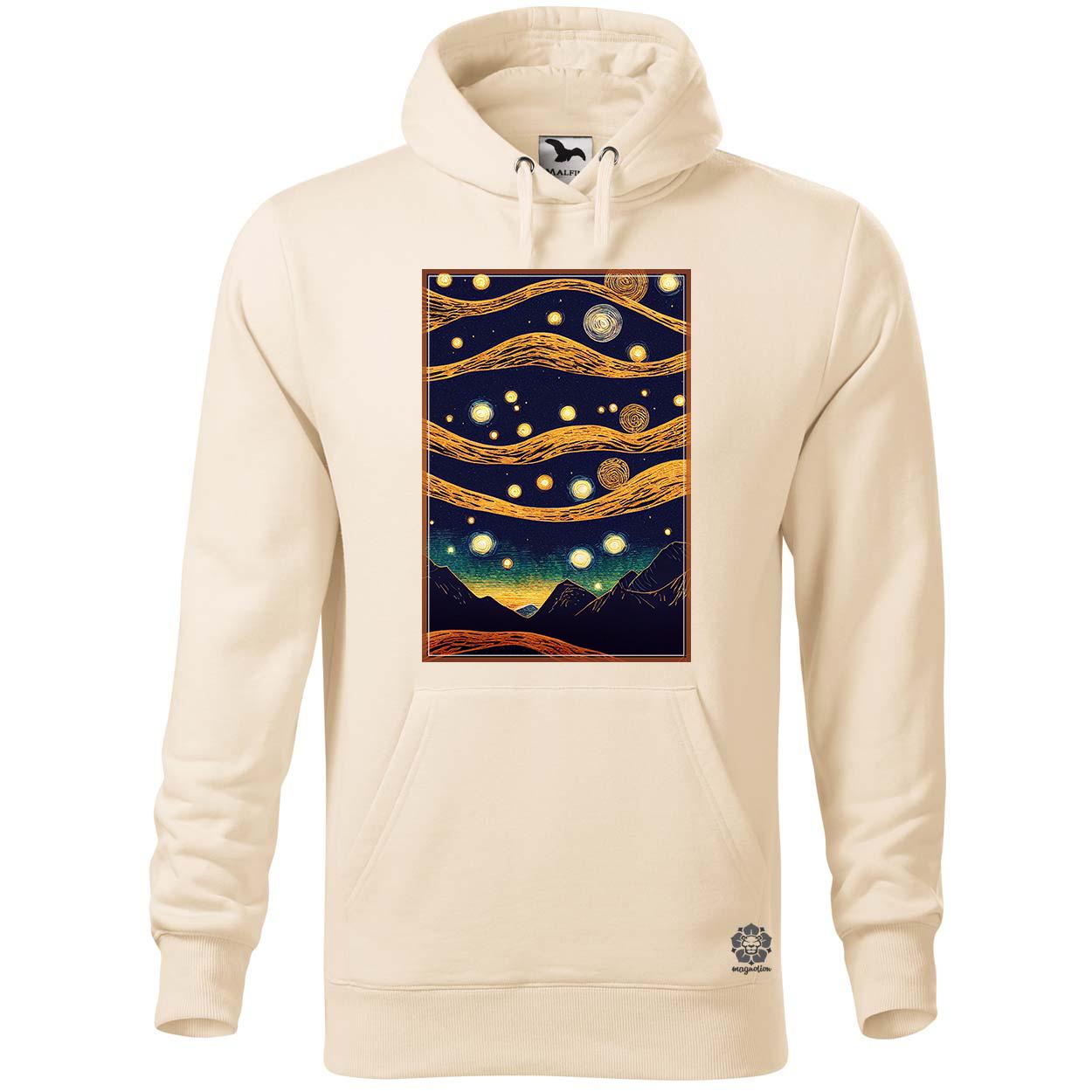 Mozaik art deco hegyek v2 egyedi  pulóver 
