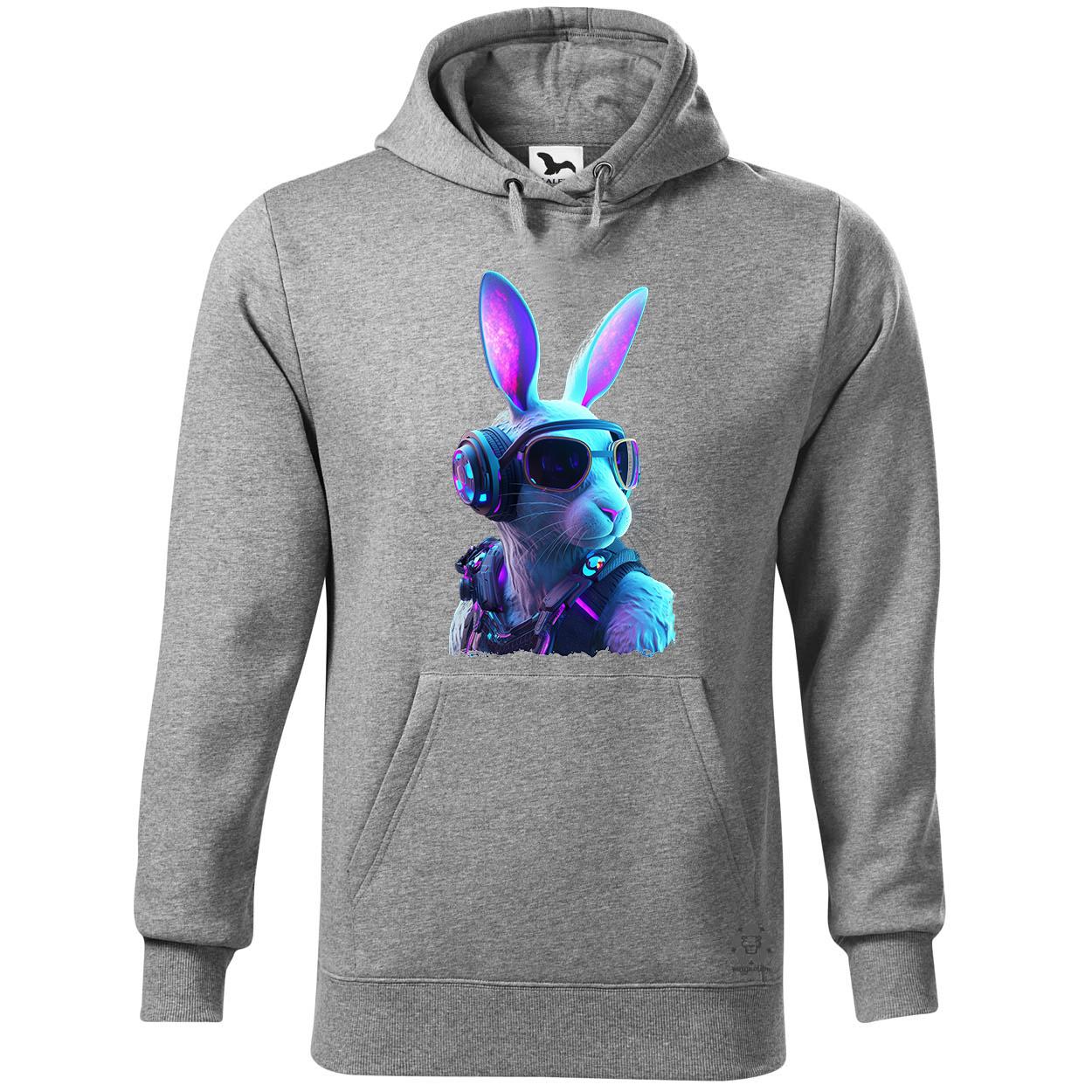 Neon cyberpunk nyuszi v3 egyedi  pulóver 