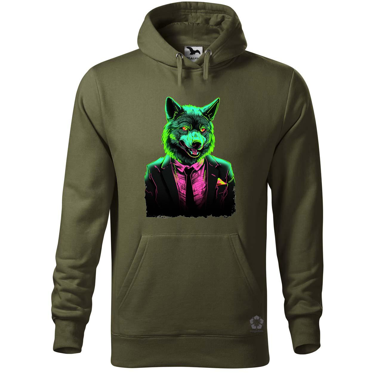 Neon gengszter farkas v1 egyedi  pulóver 