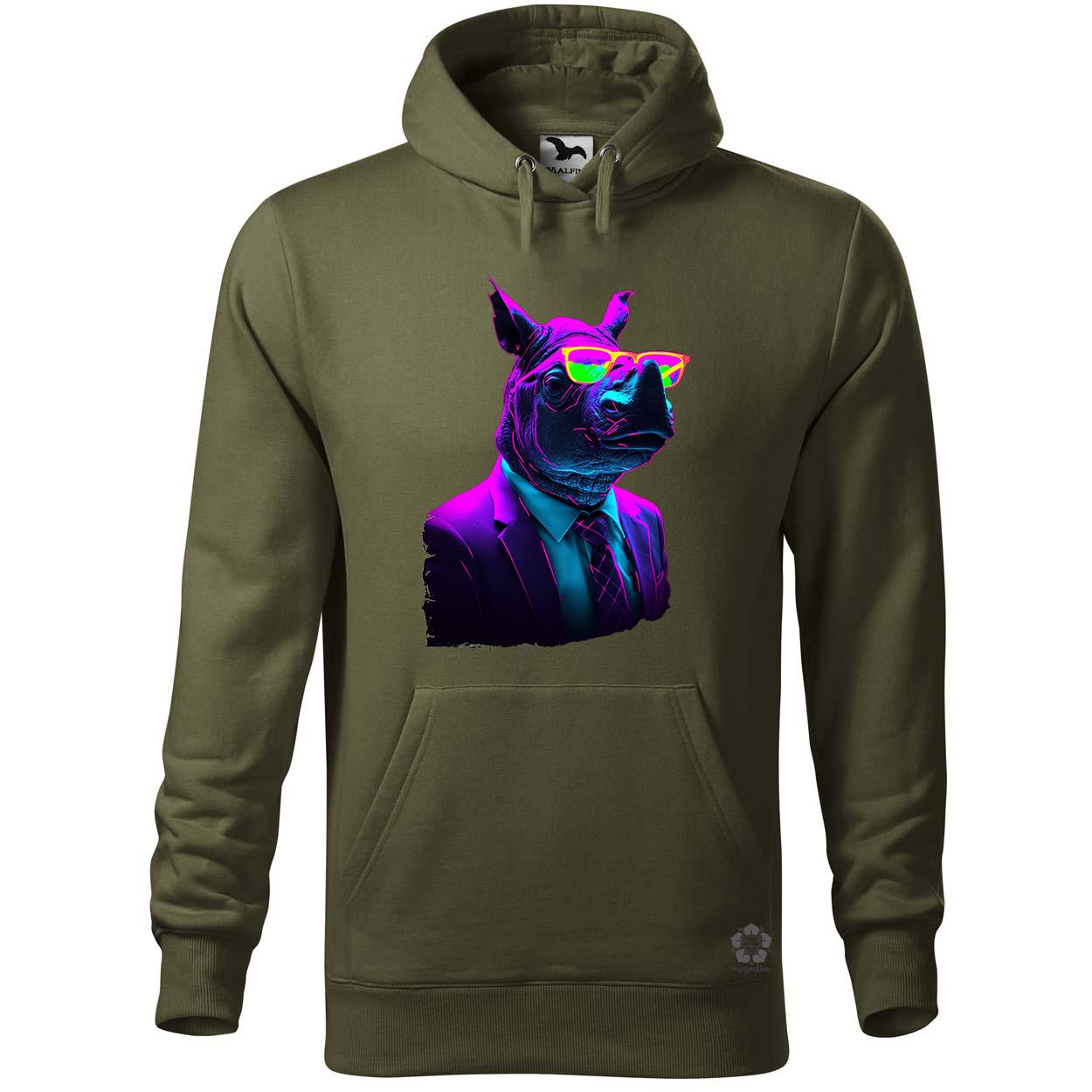 Neon gengszter orrszarvú v1 egyedi  pulóver 