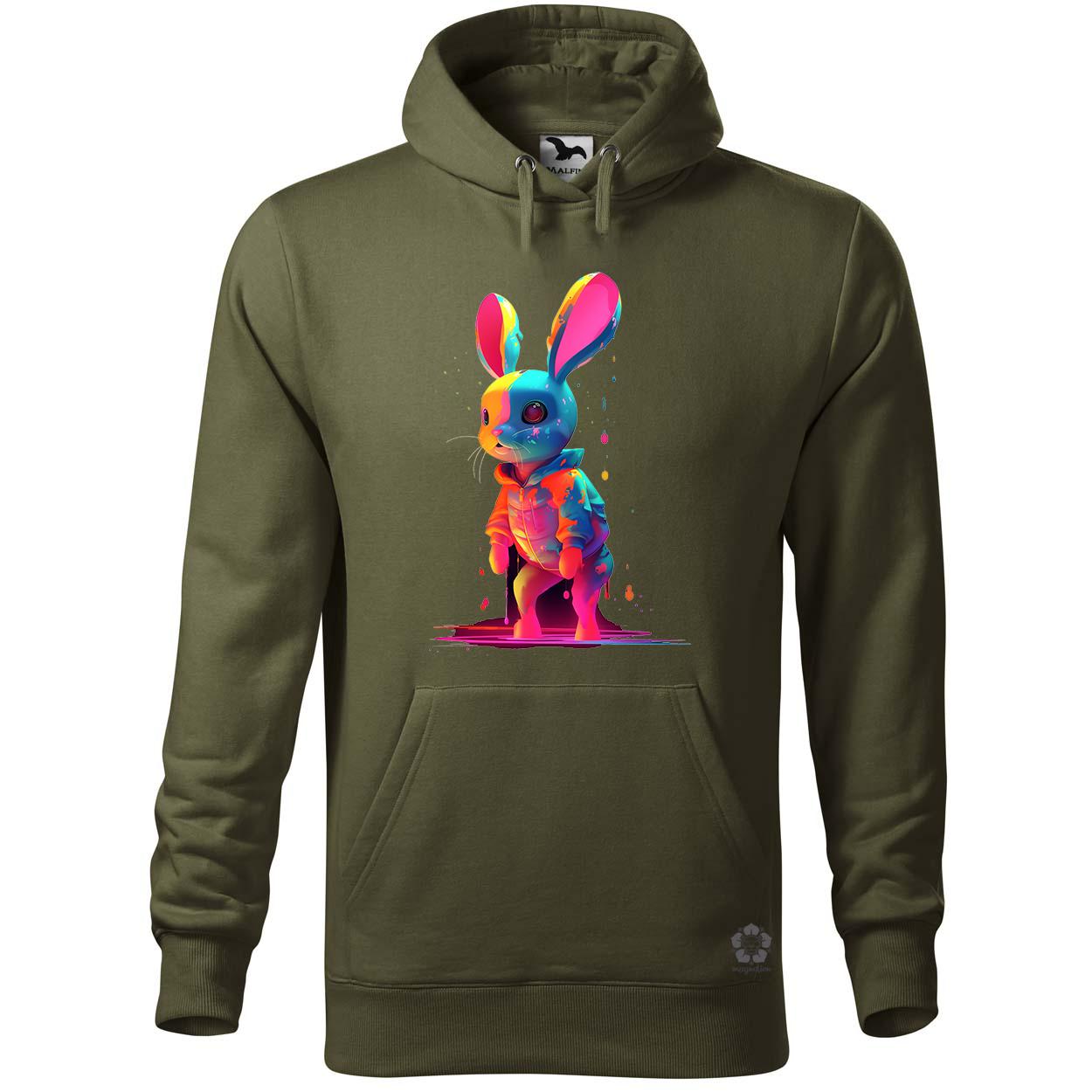 Neon nyuszi v1 egyedi  pulóver 