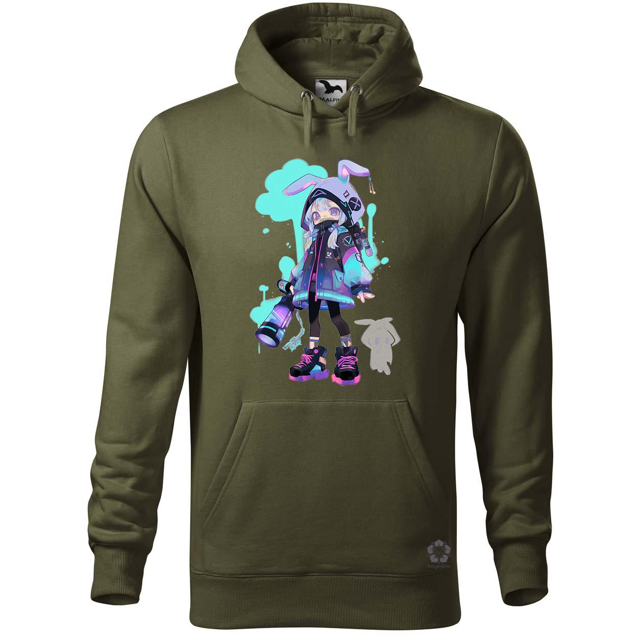 Ninja nyuszi v5 egyedi  pulóver 