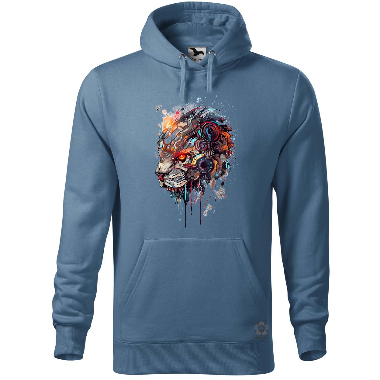 Oroszlán mecha fej v1 egyedi  pulóver 