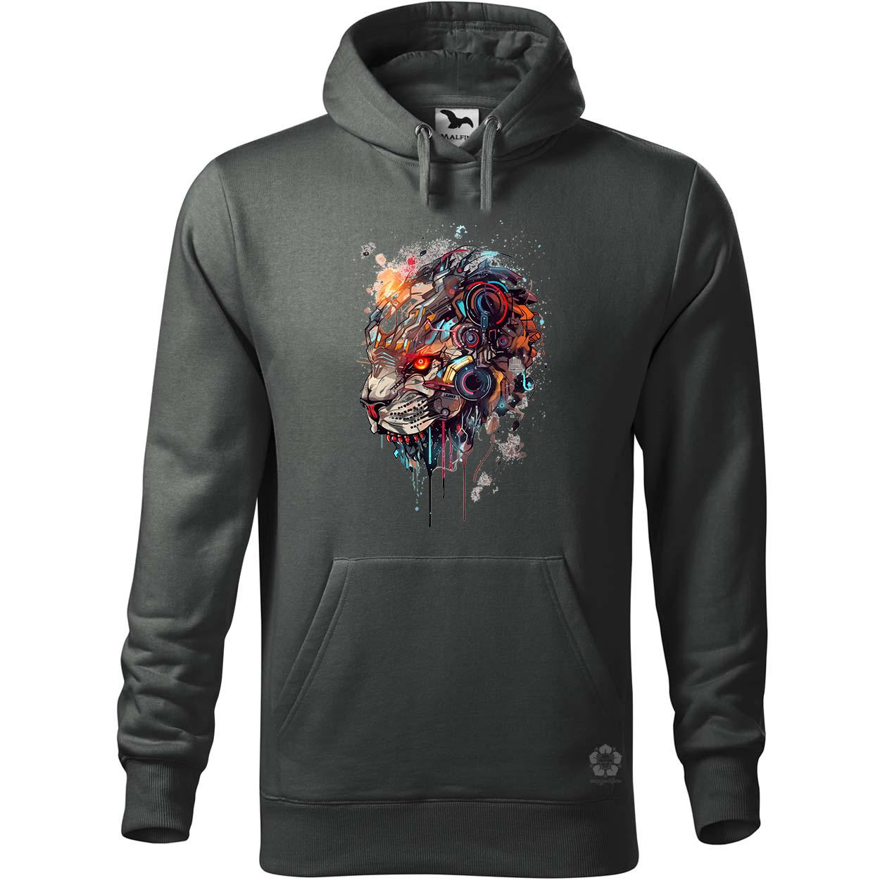 Oroszlán mecha fej v1 egyedi  pulóver 