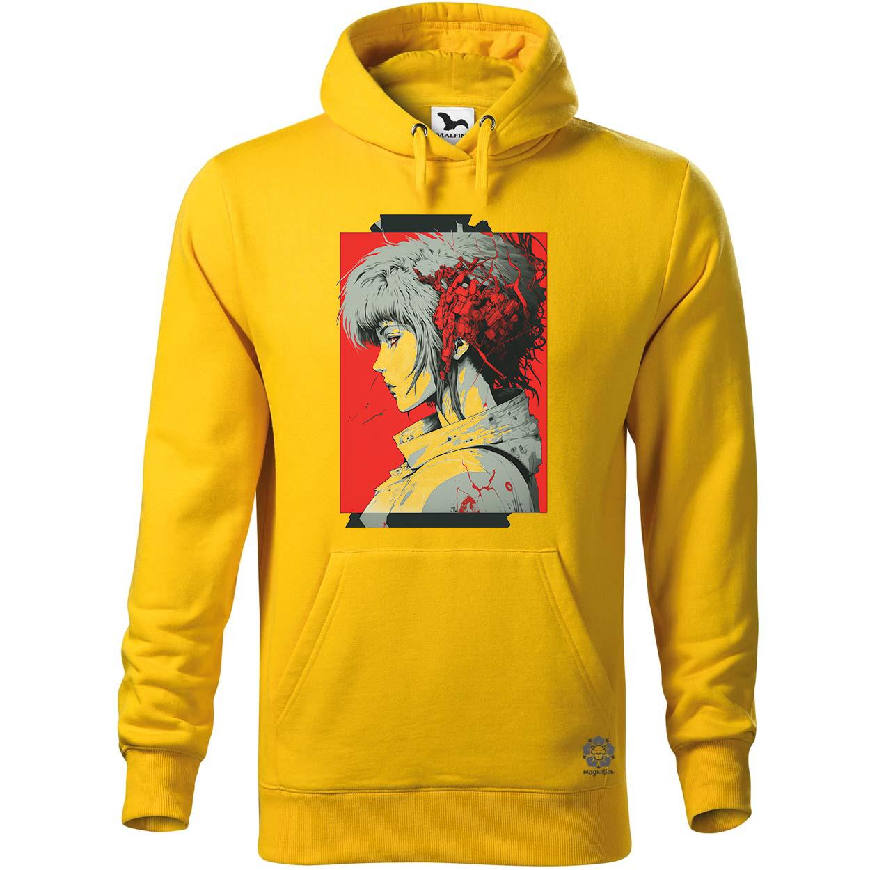 Péncélba zárt szellem fanart egyedi  pulóver 