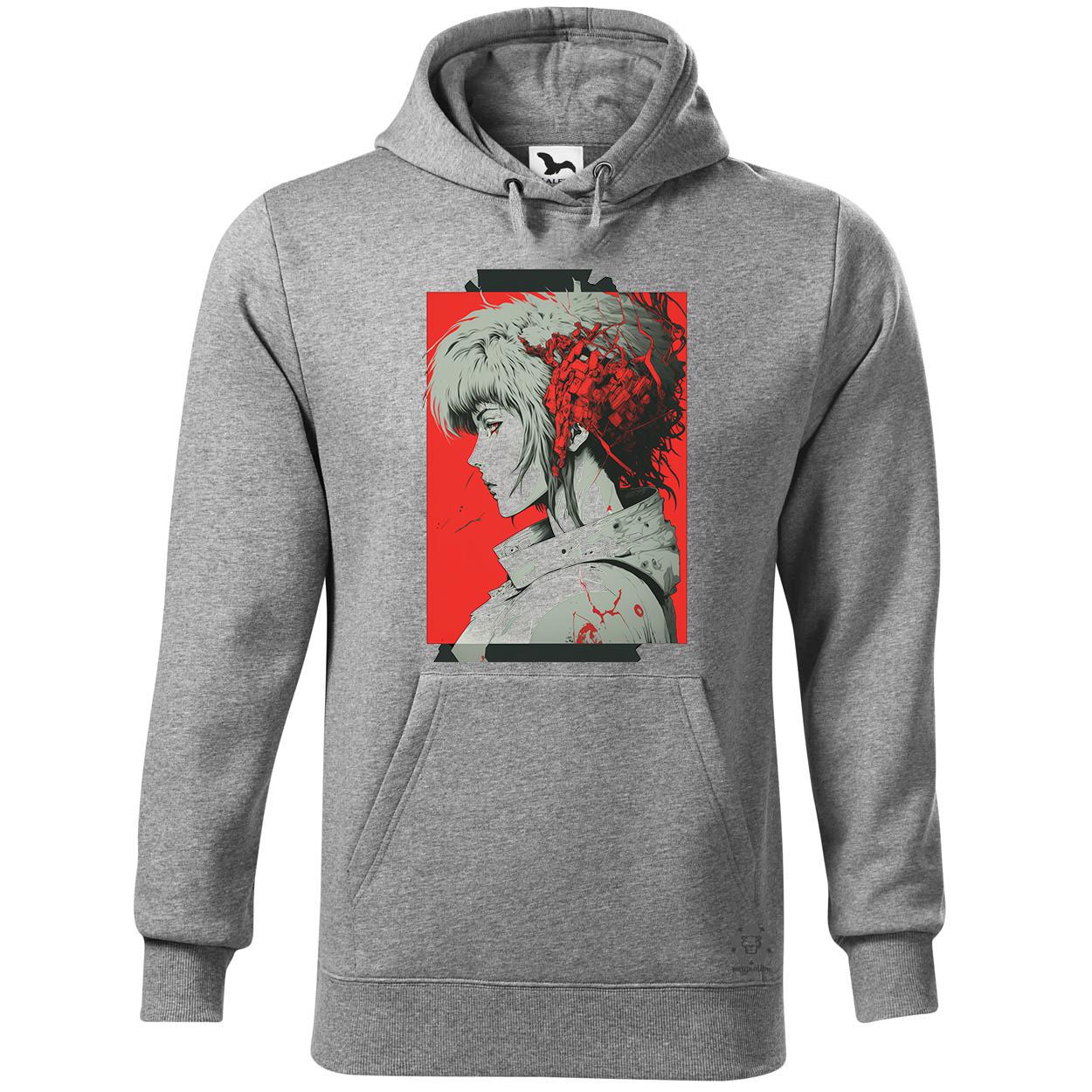 Péncélba zárt szellem fanart egyedi  pulóver 