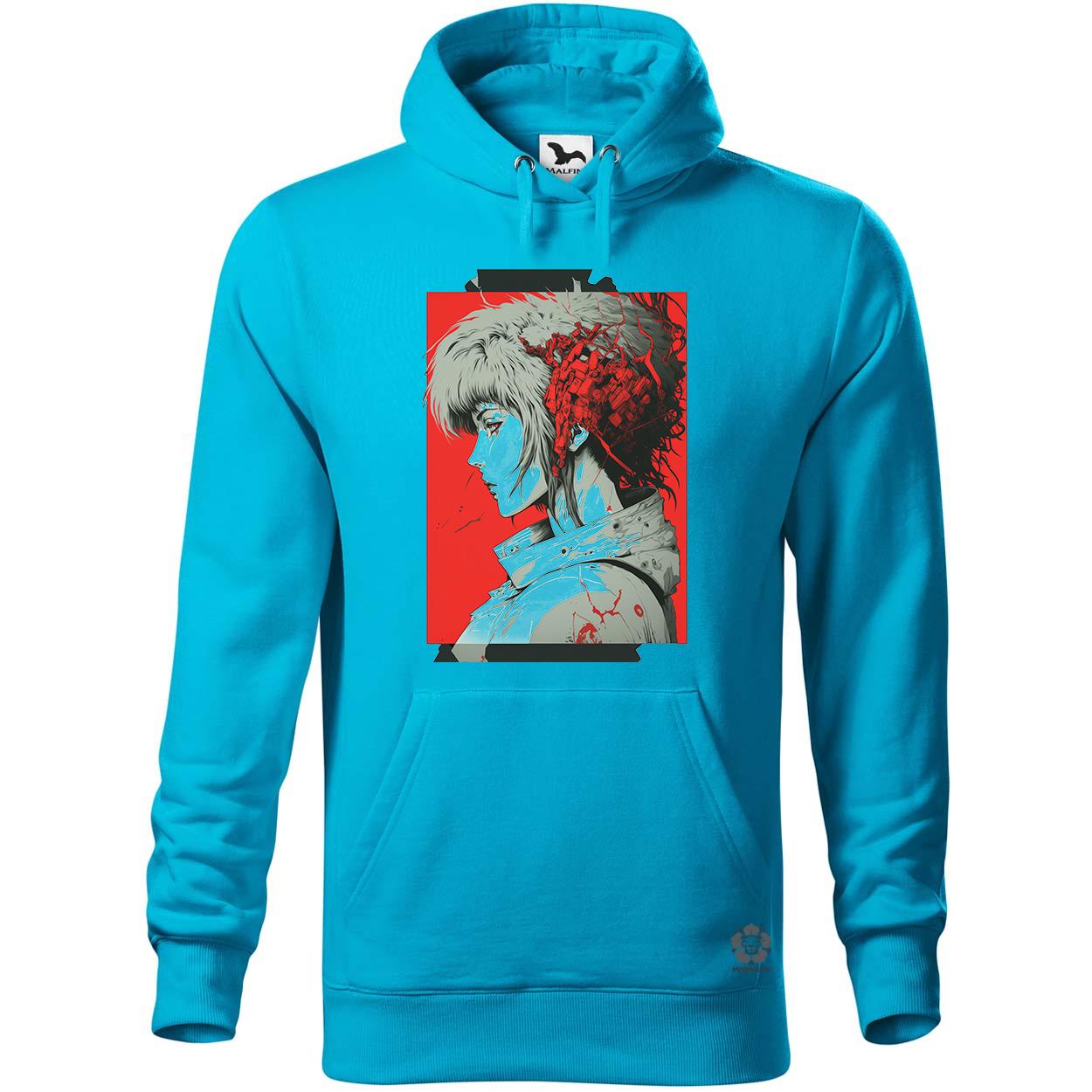 Péncélba zárt szellem fanart egyedi  pulóver 