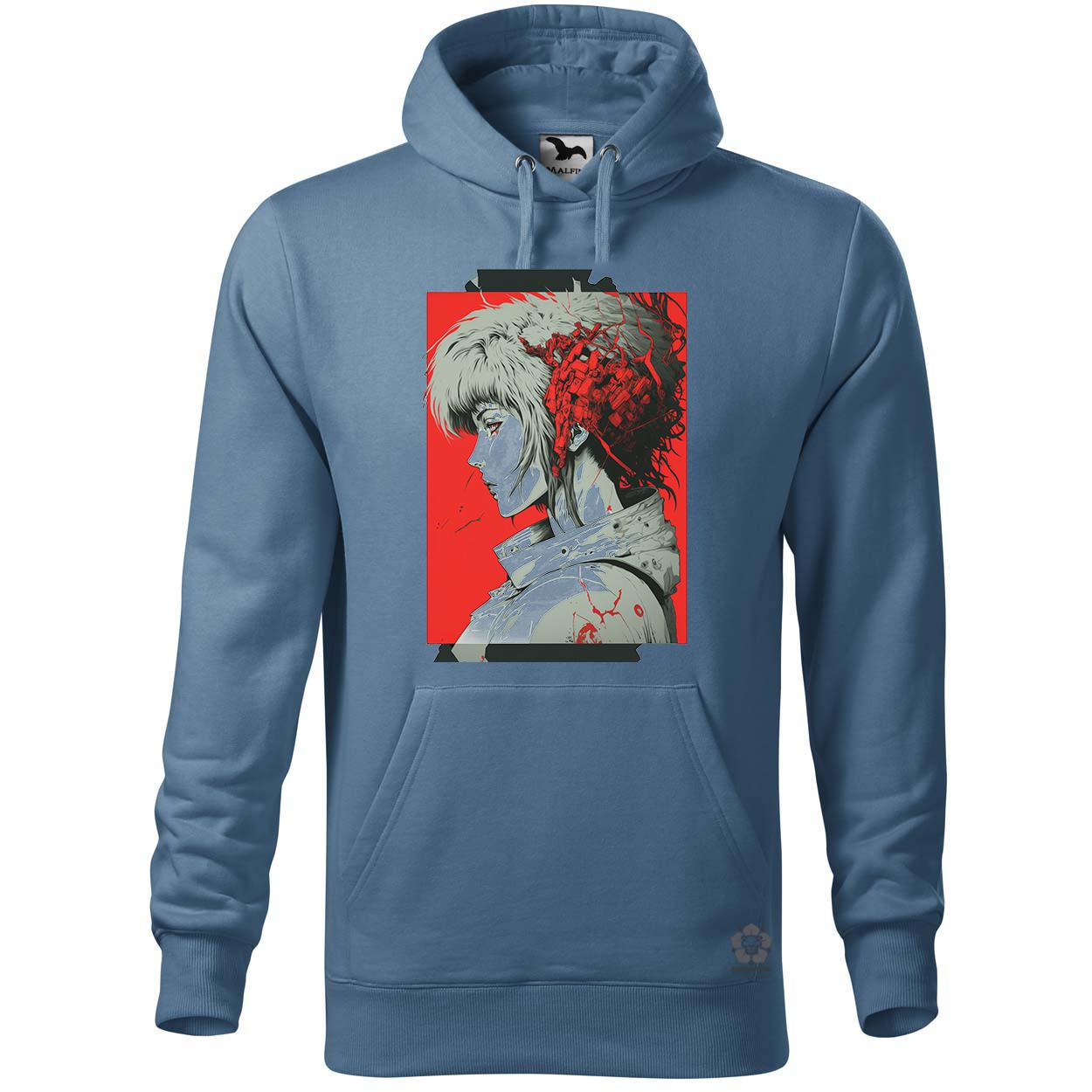 Péncélba zárt szellem fanart egyedi  pulóver 