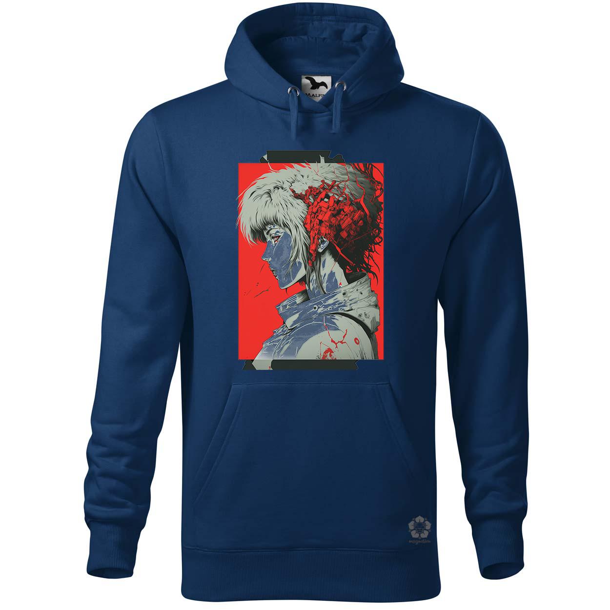 Péncélba zárt szellem fanart egyedi  pulóver 