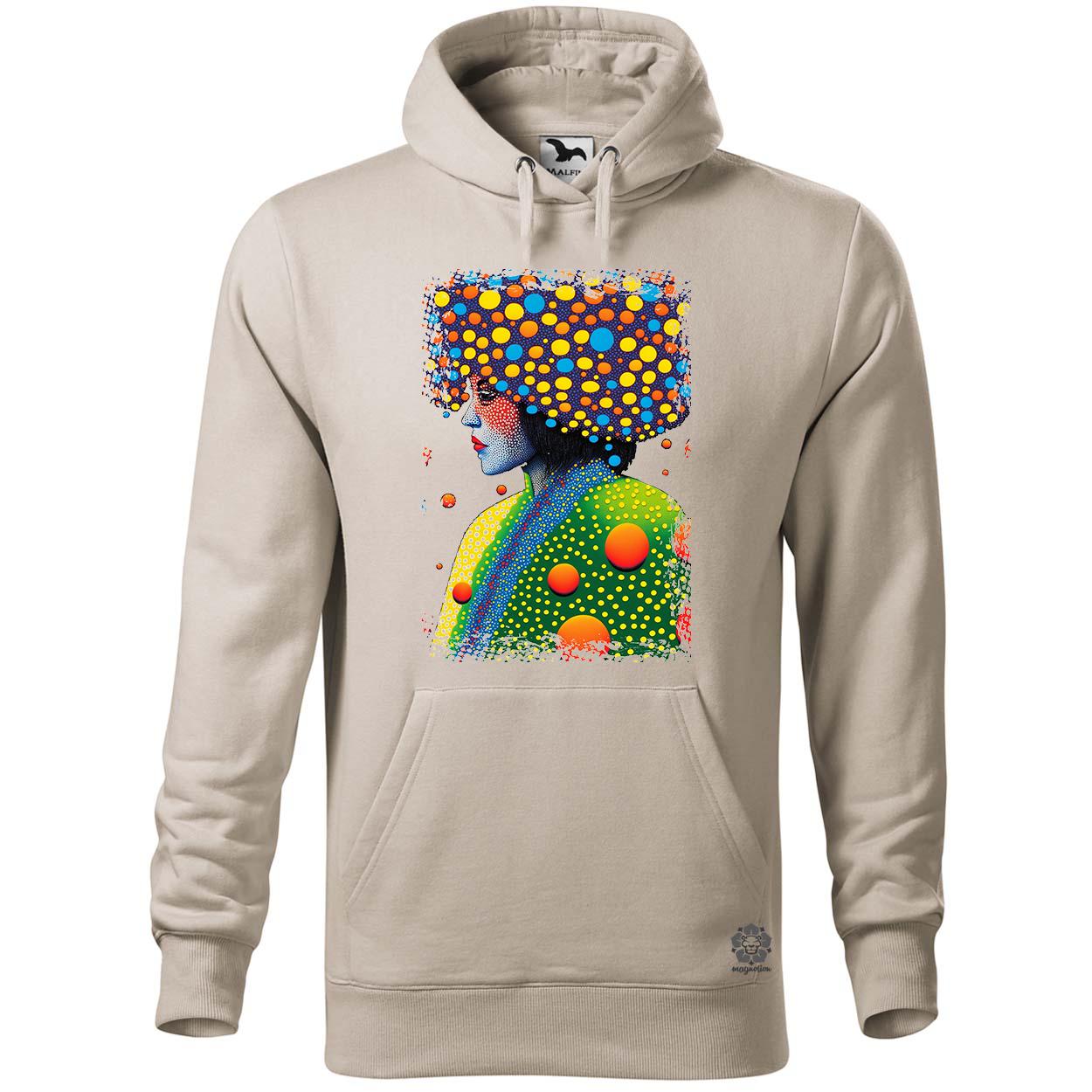Pointillizmus a hidegben egyedi  pulóver 