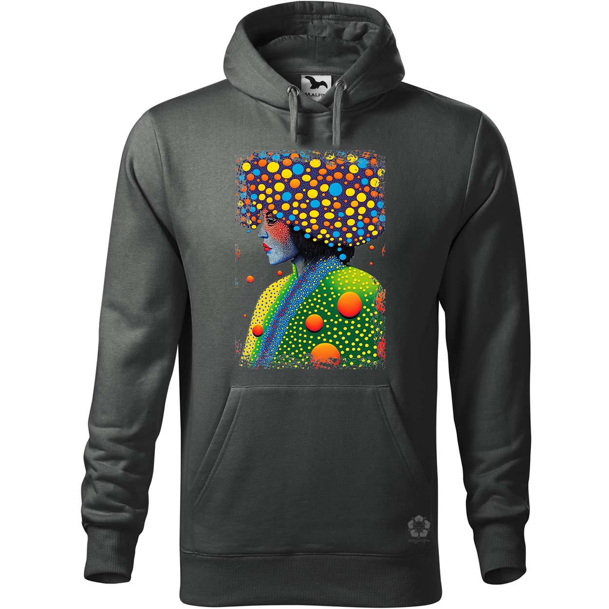 Pointillizmus a hidegben egyedi  pulóver 