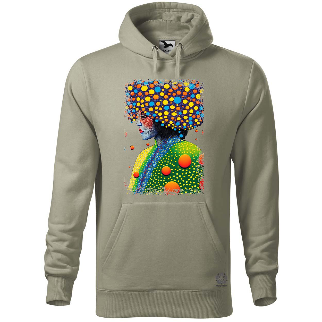 Pointillizmus a hidegben egyedi  pulóver 
