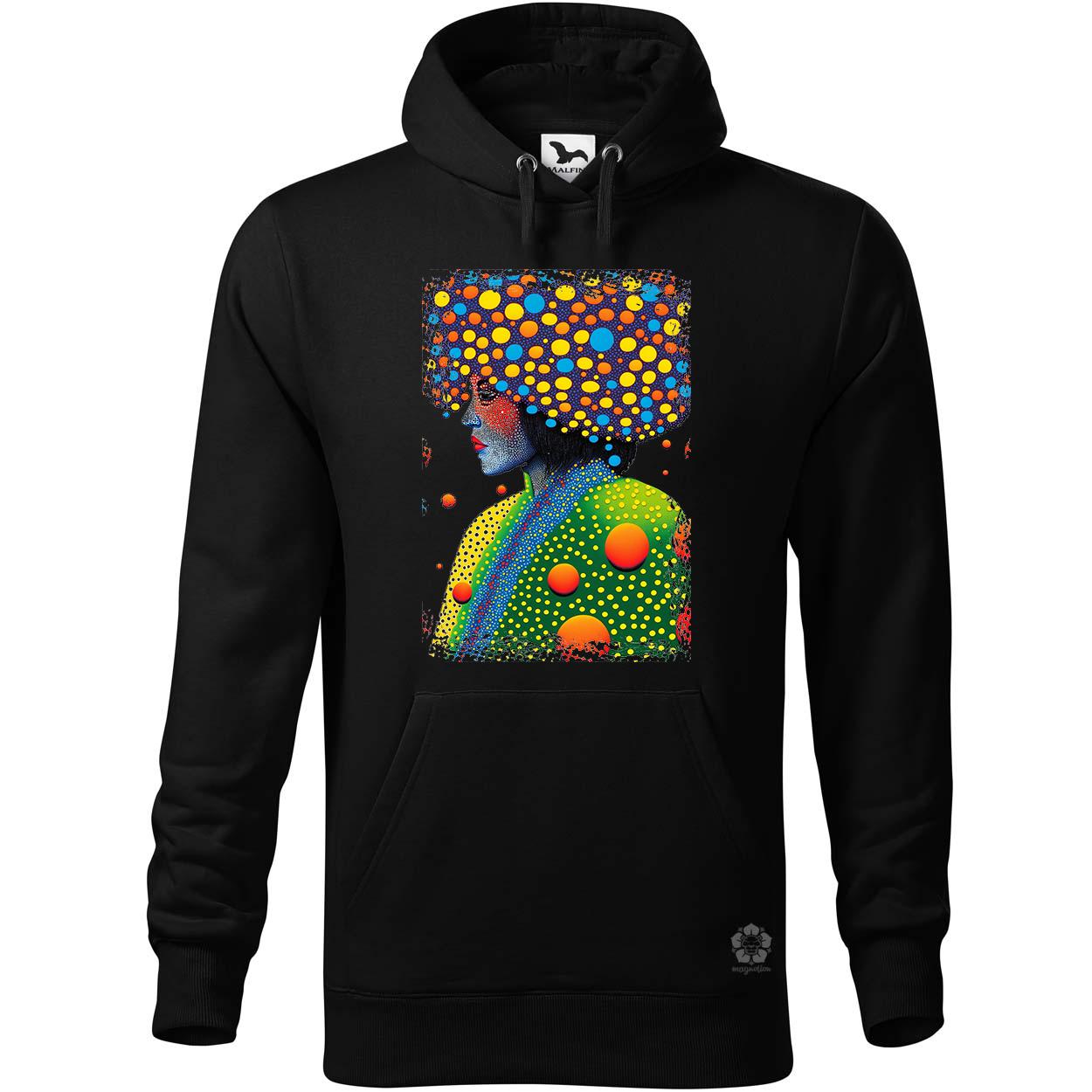 Pointillizmus a hidegben egyedi  pulóver 