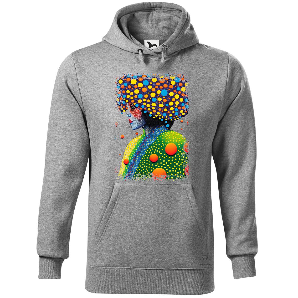 Pointillizmus a hidegben egyedi  pulóver 