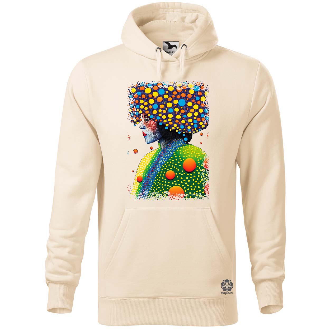Pointillizmus a hidegben egyedi  pulóver 