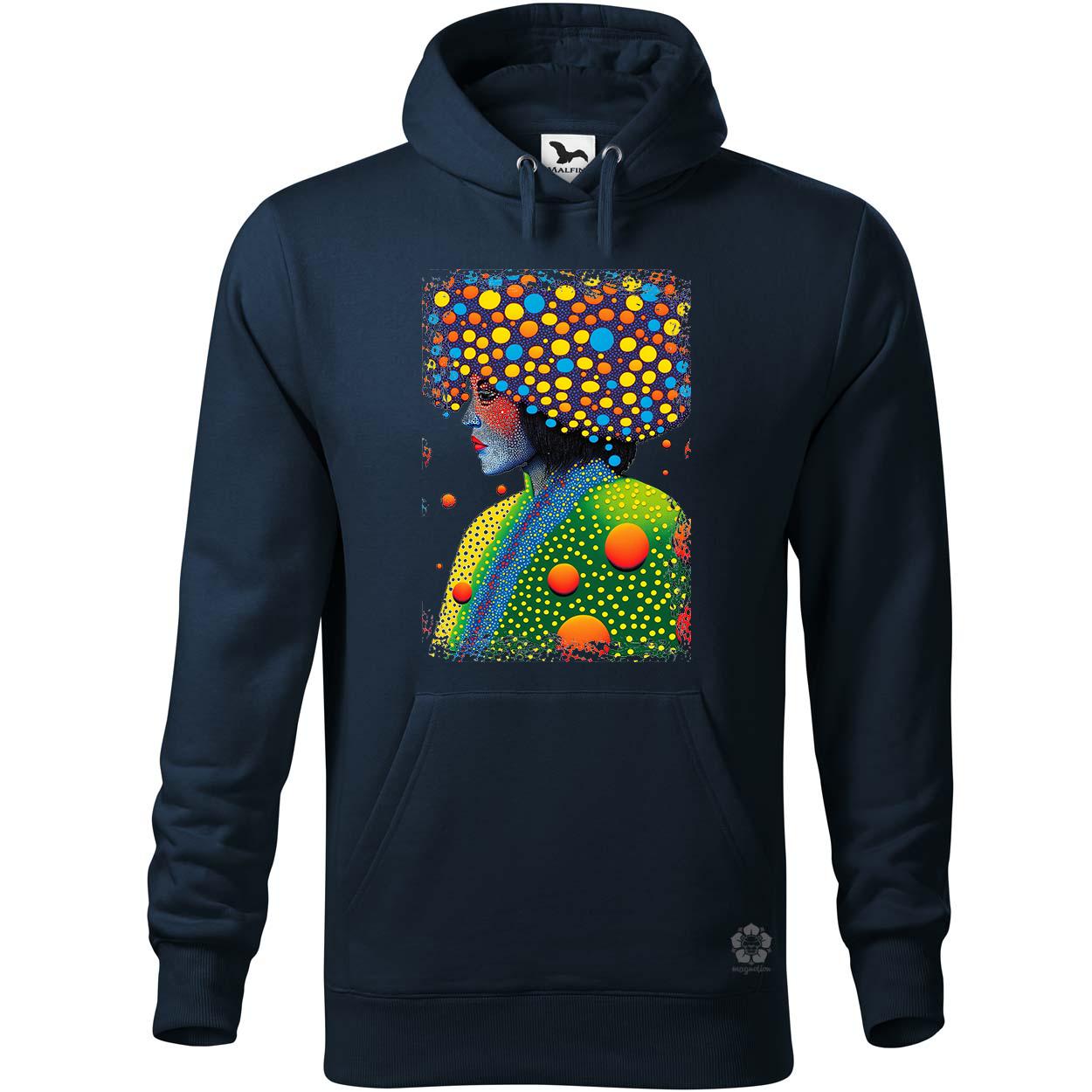 Pointillizmus a hidegben egyedi  pulóver 
