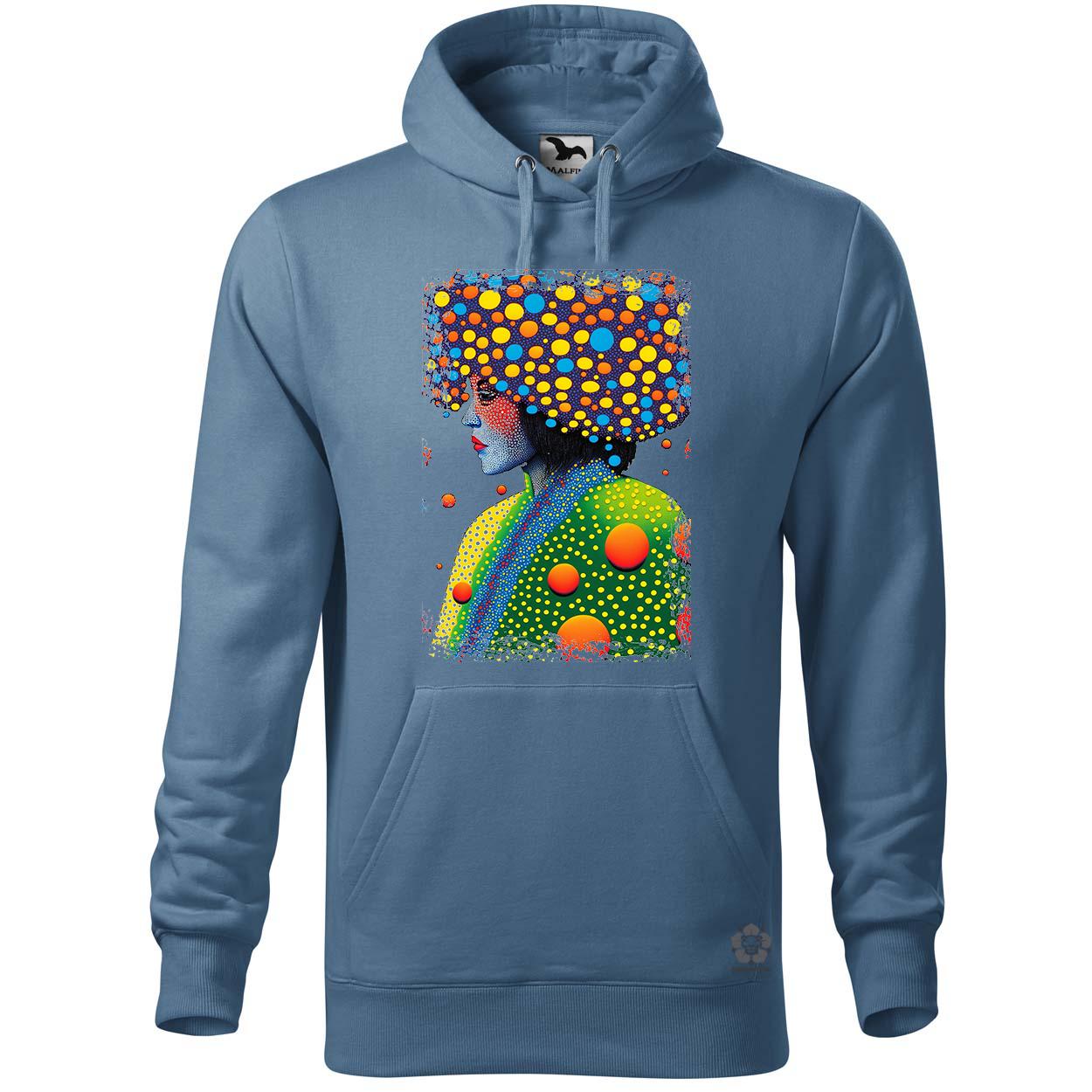 Pointillizmus a hidegben egyedi  pulóver 