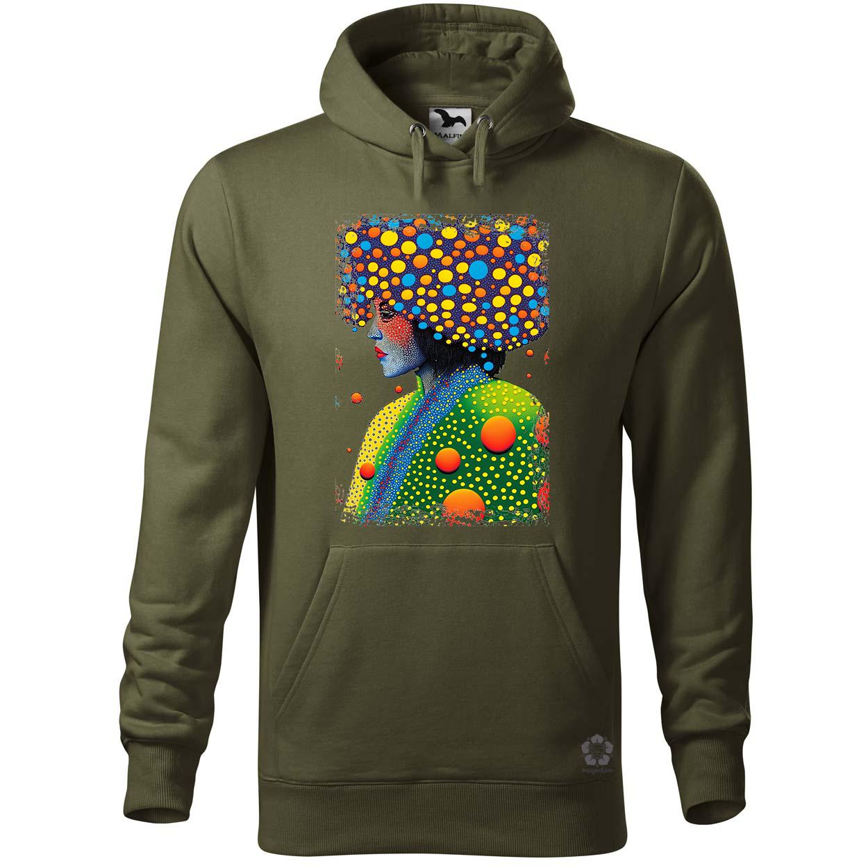 Pointillizmus a hidegben egyedi  pulóver 