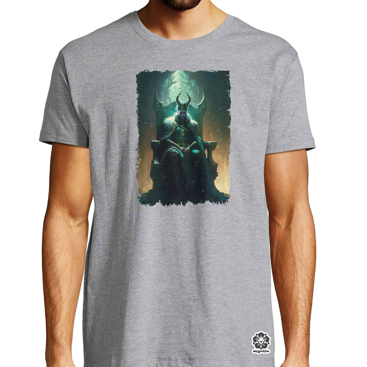Loki trónon egyedi póló 