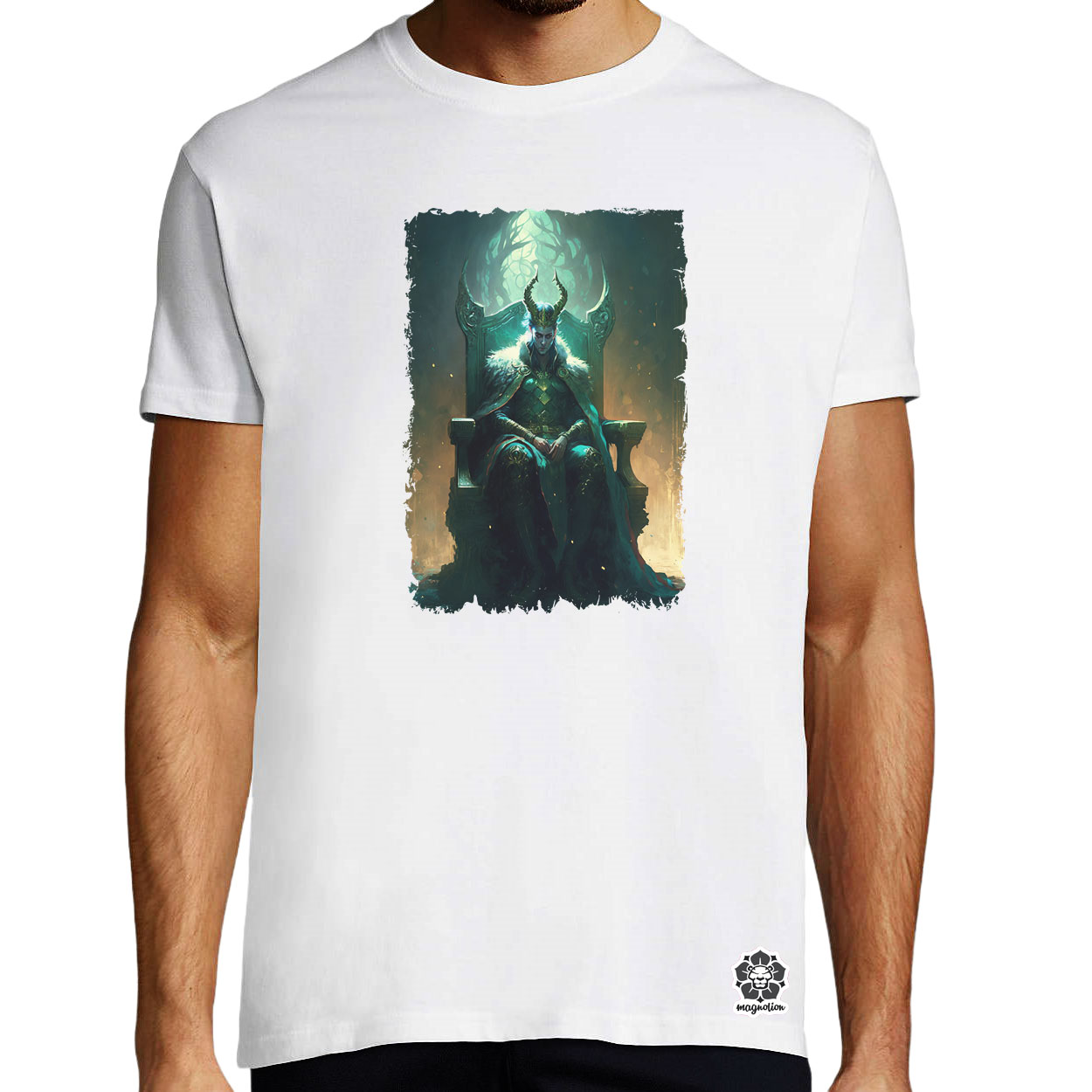 Loki trónon egyedi póló 