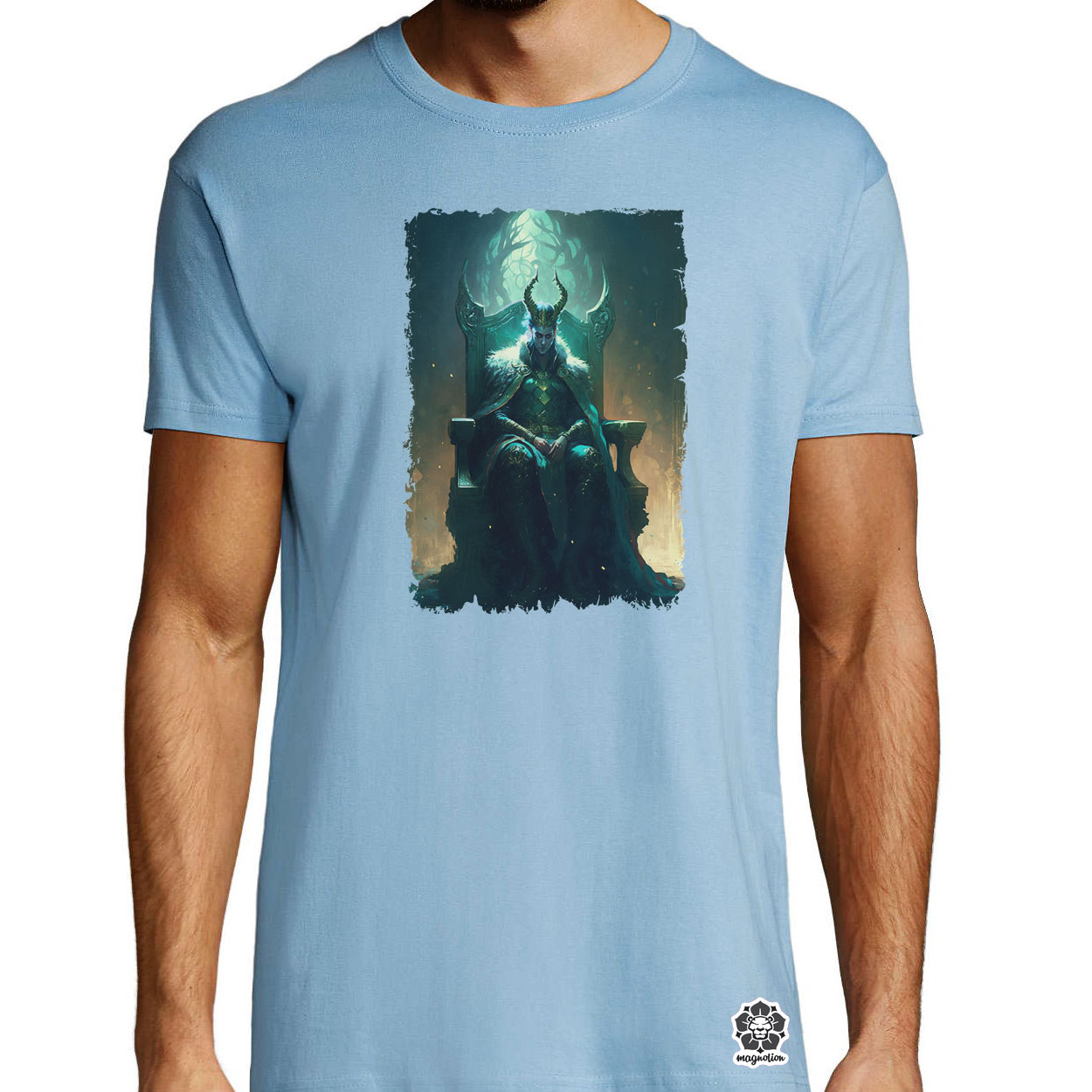 Loki trónon egyedi póló 
