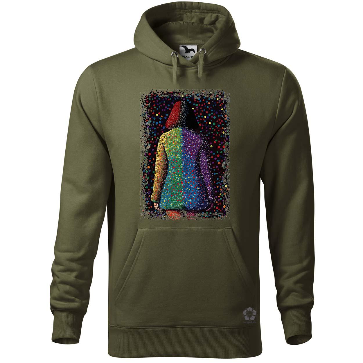 Pointillizmus búcsú egyedi  pulóver 