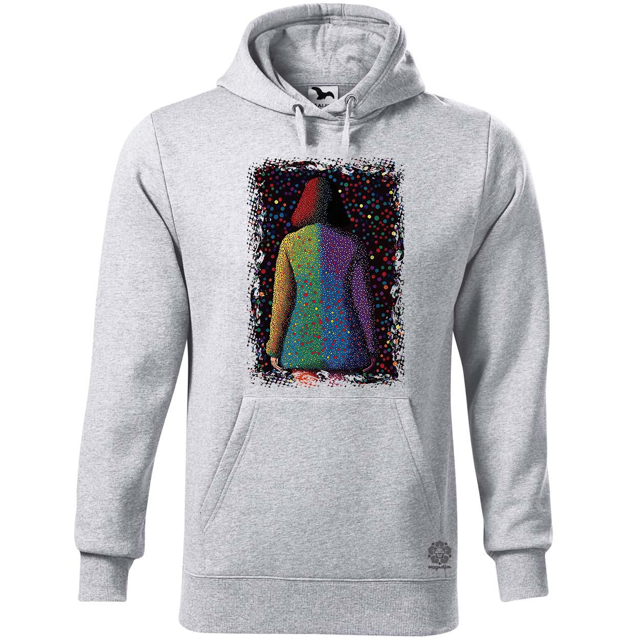 Pointillizmus búcsú egyedi  pulóver 