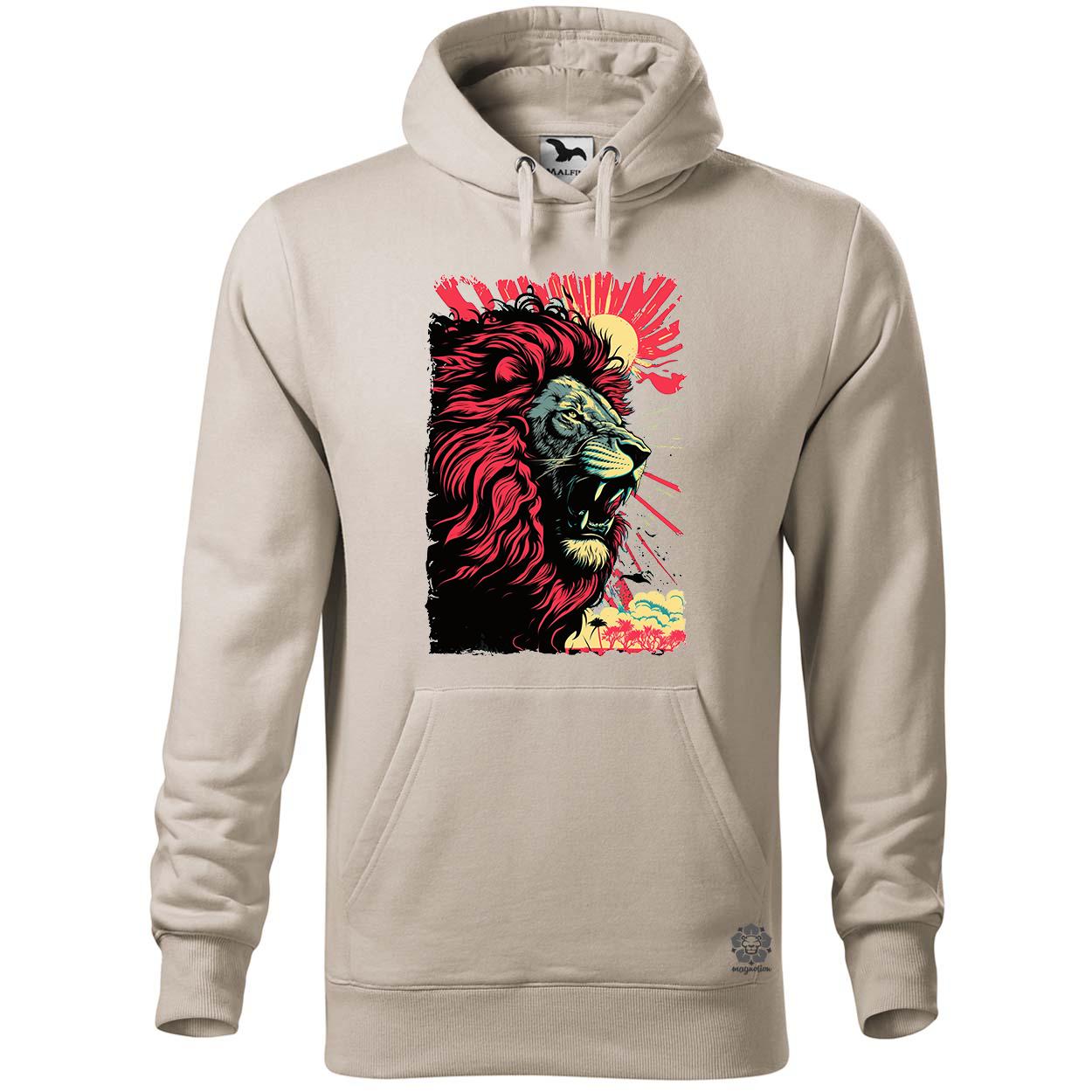Pop art oroszlán v6 egyedi  pulóver 