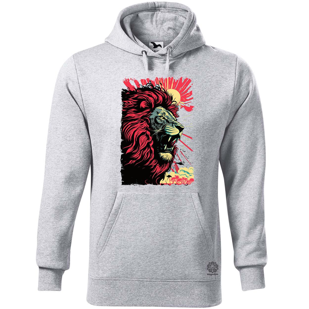 Pop art oroszlán v6 egyedi  pulóver 