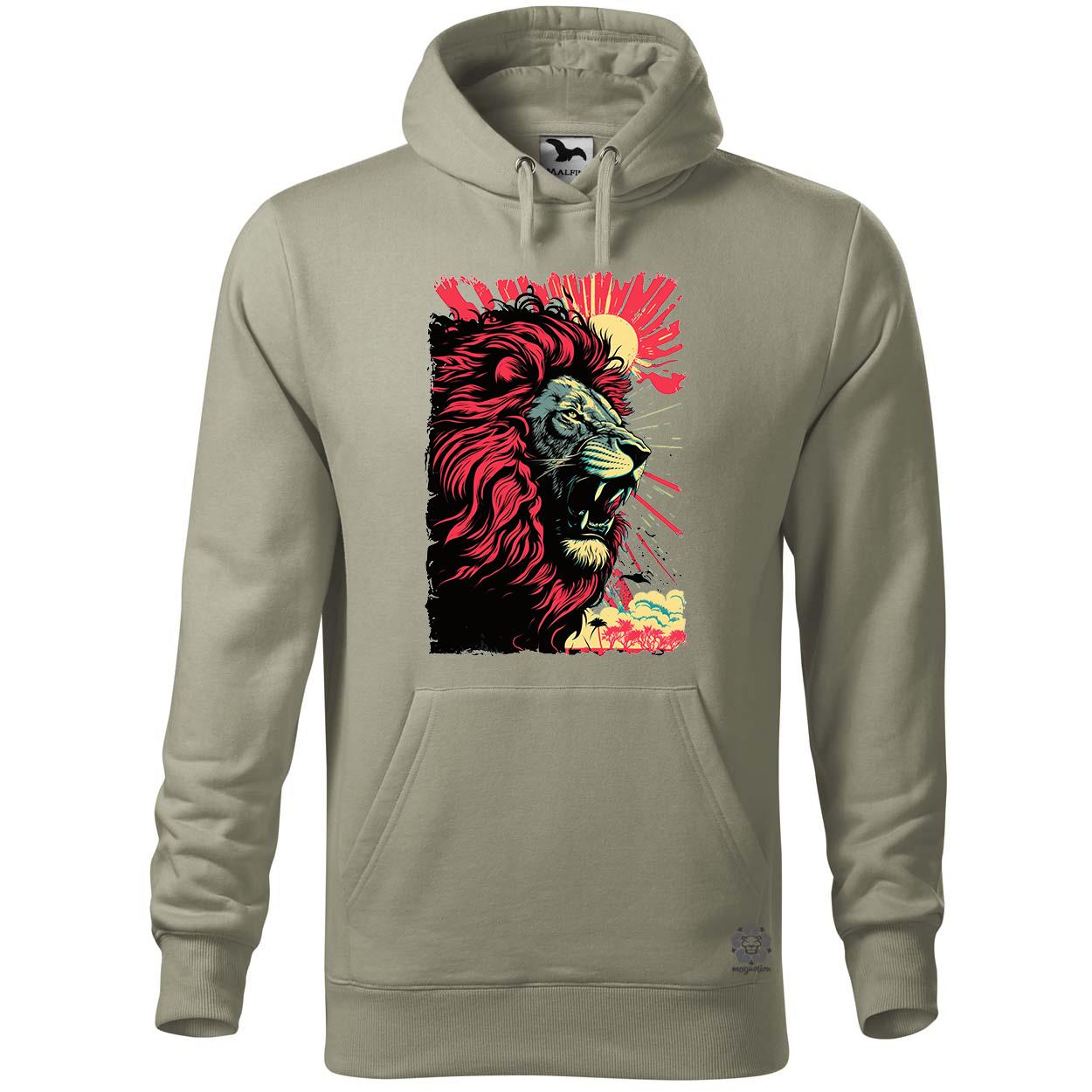 Pop art oroszlán v6 egyedi  pulóver 