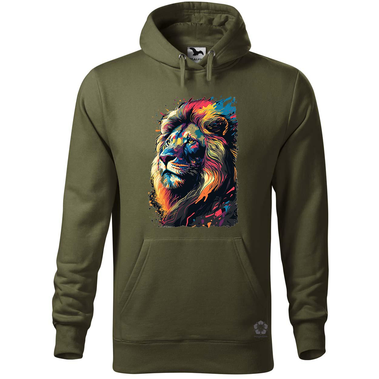 Pop art oroszlán v7 egyedi  pulóver 