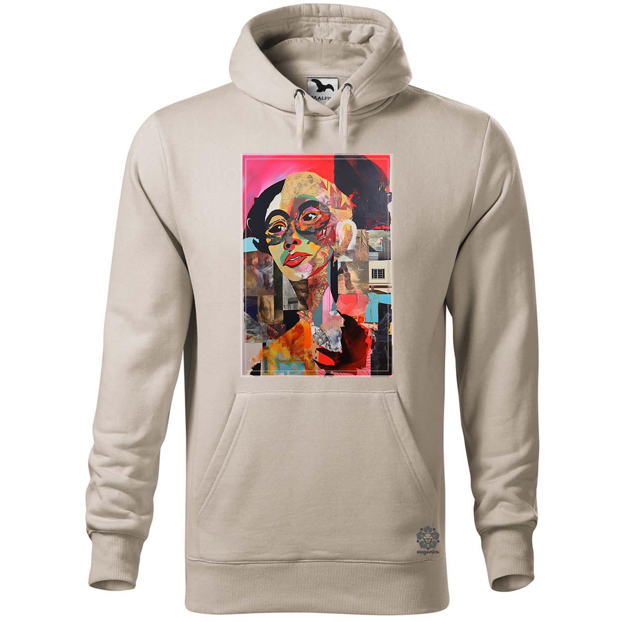 Posztmodern kollázs v2 egyedi  pulóver 