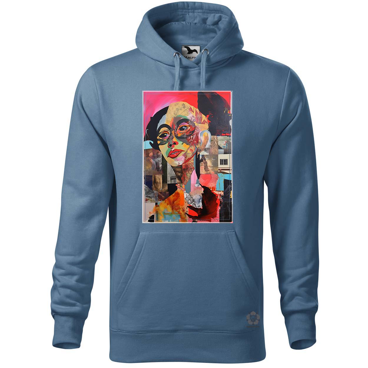 Posztmodern kollázs v2 egyedi  pulóver 