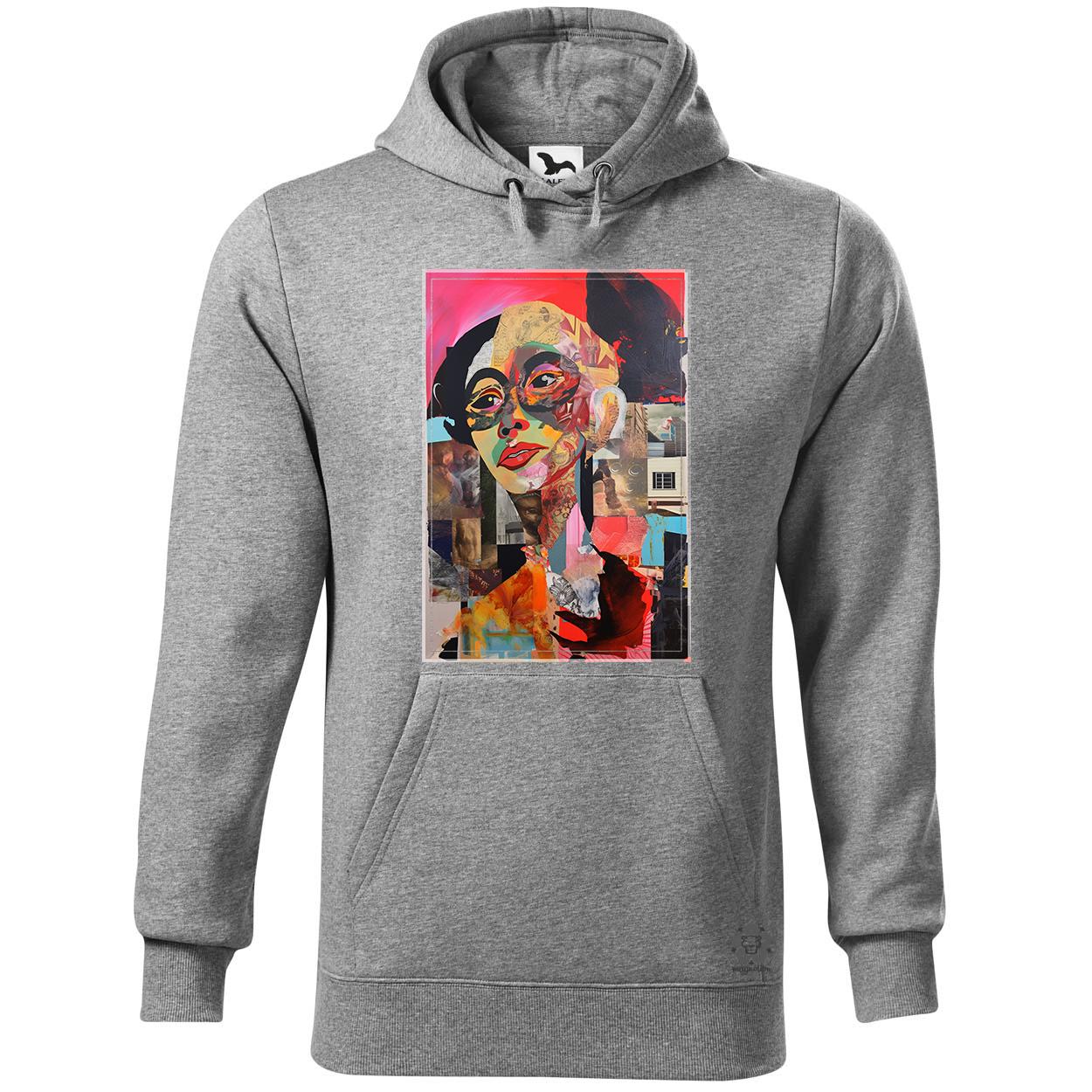 Posztmodern kollázs v2 egyedi  pulóver 