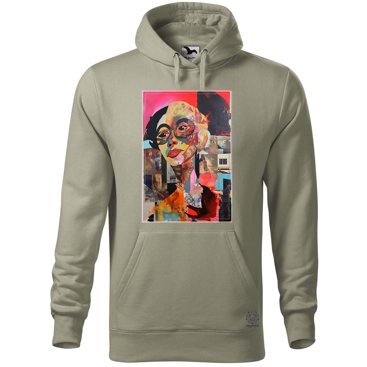 Posztmodern kollázs v2 egyedi  pulóver 