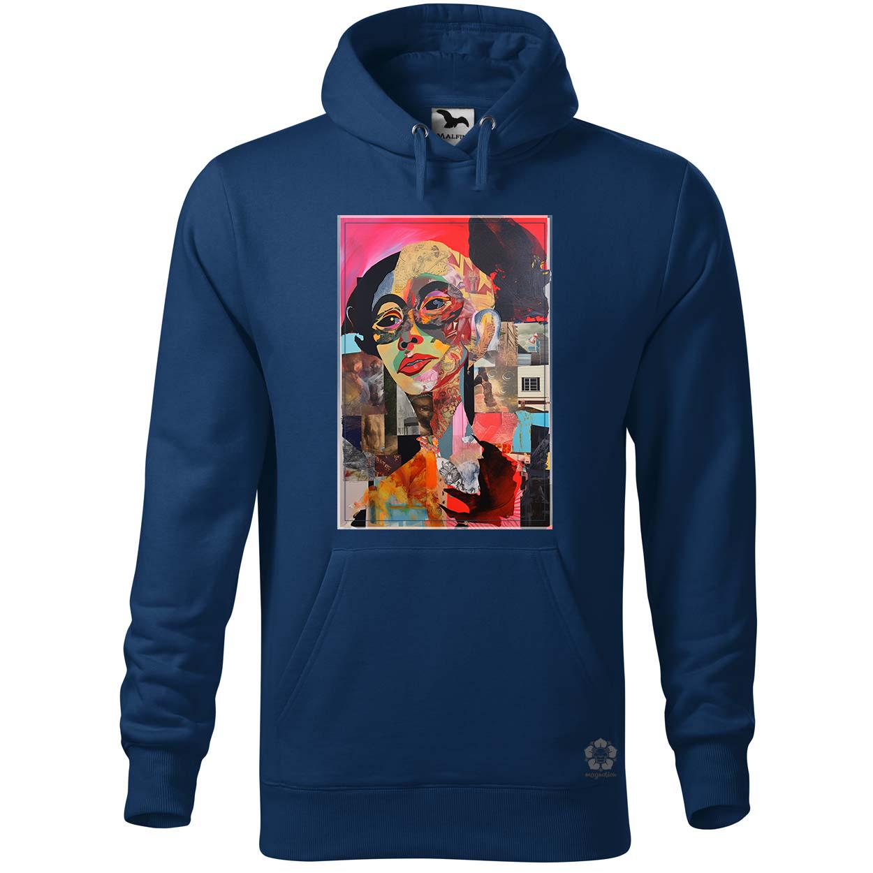 Posztmodern kollázs v2 egyedi  pulóver 