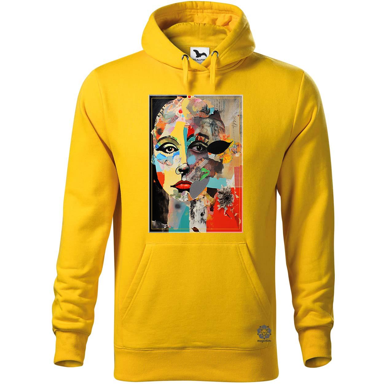 Posztmodern kollázs v3 egyedi  pulóver 
