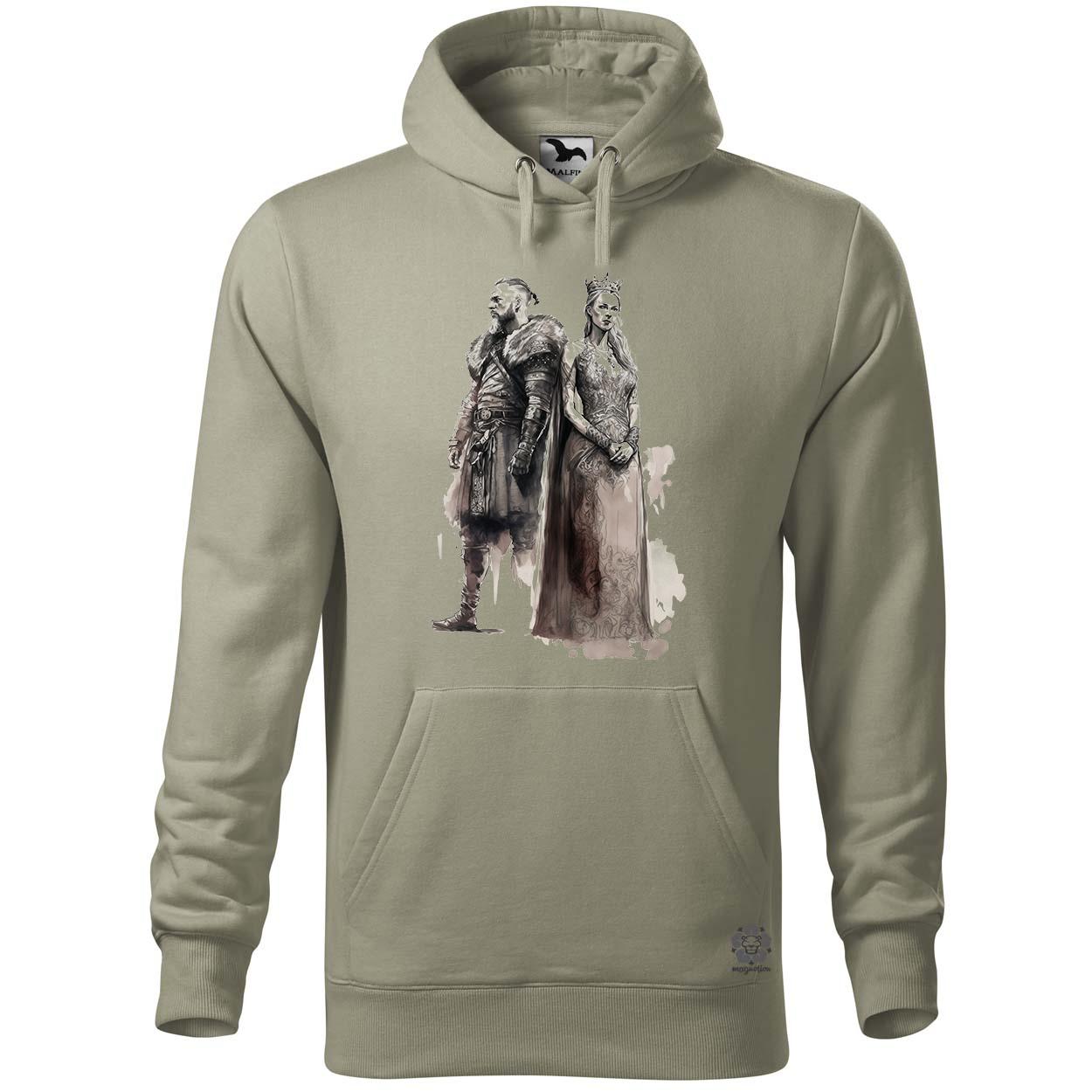 Ragnar és Lagertha v1 egyedi  pulóver 